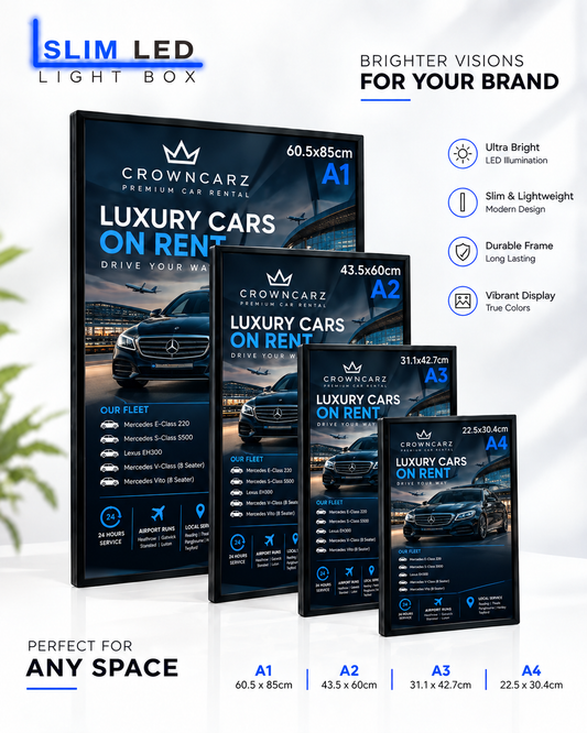 Slim A2 Advertising Lightbox (43.5 x 60)